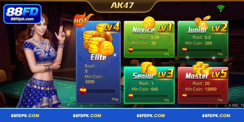 88FD AK47 Cards Game Structure and Mechanics 