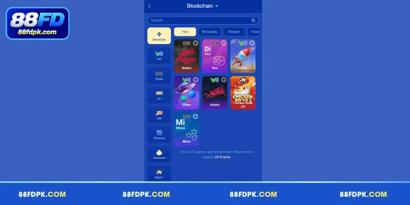 Fast-Paced Blockchain Gaming Excellence at 88FD