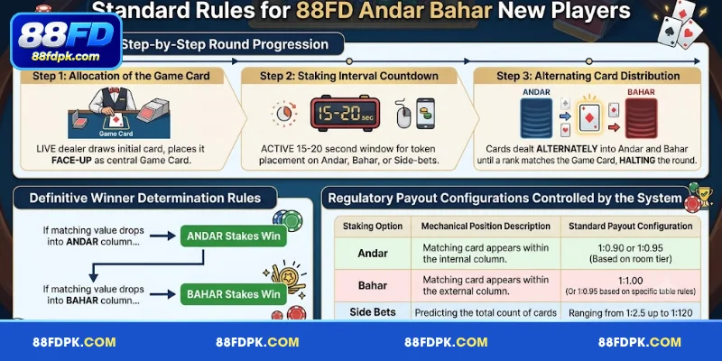 Standard Rules for 88FD Andar Bahar New Players 